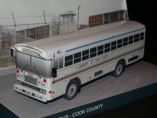 Sheriff's bus - Cook County - Papercrafts.it